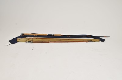 Lot 284 - A Scottie 'Aberdeen' split cane fishing rod and another