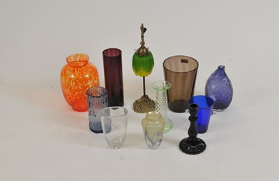 Lot 185 - A collection of decorative glassware, 20th century