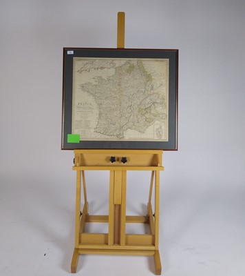 Lot 80 - French map and Aubusson style wall paper