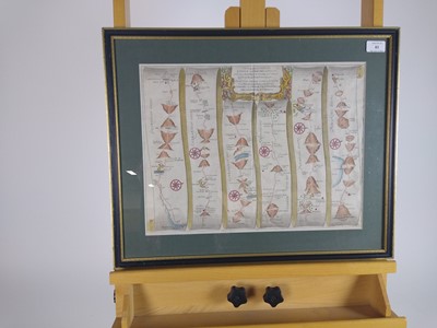 Lot 83 - John Ogilby, three road maps