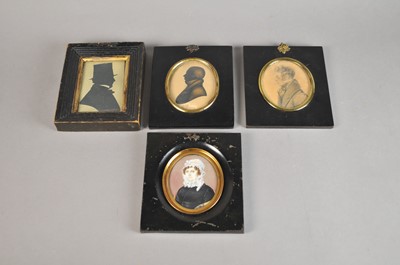 Lot 261 - A small collection of portrait miniatures
