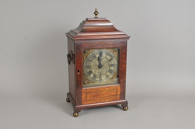 Lot 322 - A late 19th century mahogany bracket clock case