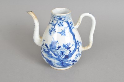 Lot 243 - A Chinese blue and white coffee  pot