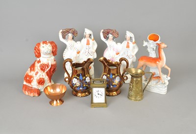 Lot 238 - A mixed collection of antique metal wares