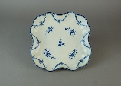 Lot 224 - Caughley 'French Sprigs and Festoons' dessert dish