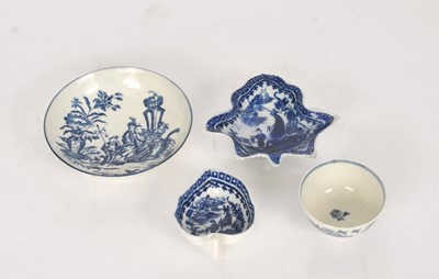 Lot 274 - Caughley and Worcester porcelain, circa 1780s