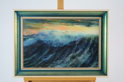 Lot 139 - Paul Martinez-Frias (Welsh School Contemporary, b.1929), Rough Sea