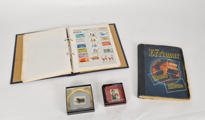 Lot 201 - A collection of three stamp albums