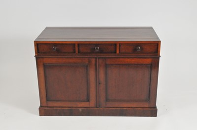 Lot 446 - A small mahogany hall cupboard