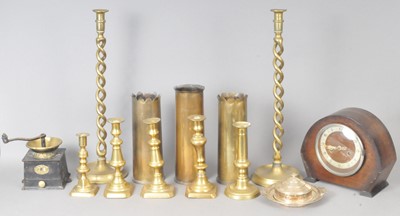 Lot 434 - A collection of mixed metal wares