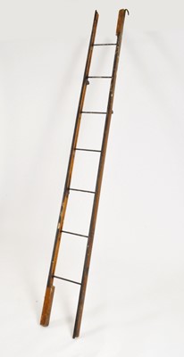Lot 451 - An early 20th century folding oak trench...