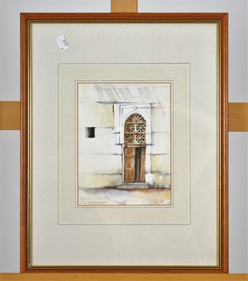 Lot 373 - Spencer W Tart (British Contemporary) Watercolour and Prints of Old Jeddah, Saudi Arabia