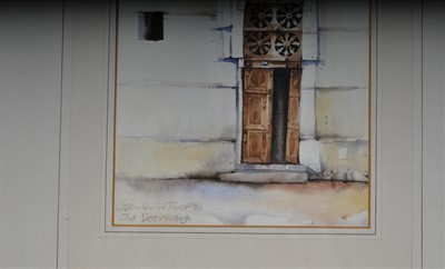 Lot 373 - Spencer W Tart (British Contemporary) Watercolour and Prints of Old Jeddah, Saudi Arabia