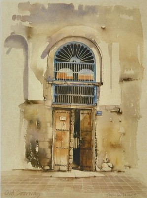 Lot 373 - Spencer W Tart (British Contemporary) Watercolour and Prints of Old Jeddah, Saudi Arabia