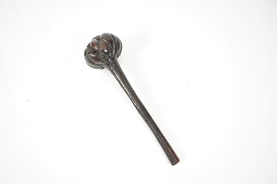 Lot 350 - A 19th century tribal throwing club, Fiji Isles, i ula kitu