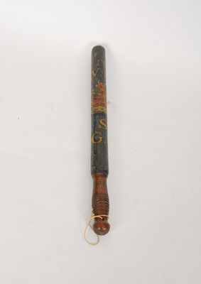 Lot 190 - William IV police truncheon