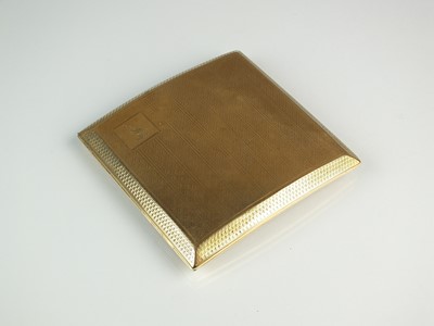 Lot 78 - A 9ct gold cigarette case