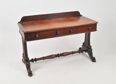 Lot 520 - A Victorian mahogany side table