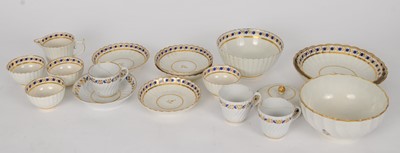 Lot 291 - Caughley tea and coffee service and Derby porcelain