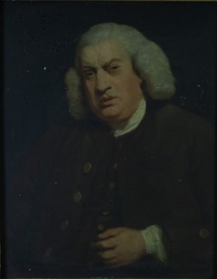 Lot 383 - Attributed to William Frederick Witherington RA (1785-1865), Portrait of Doctor Johnson