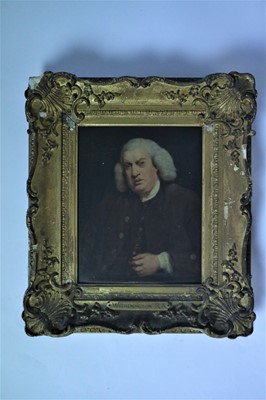Lot 383 - Attributed to William Frederick Witherington RA (1785-1865), Portrait of Doctor Johnson