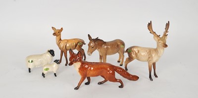 Lot 303 - Group of Beswick animals