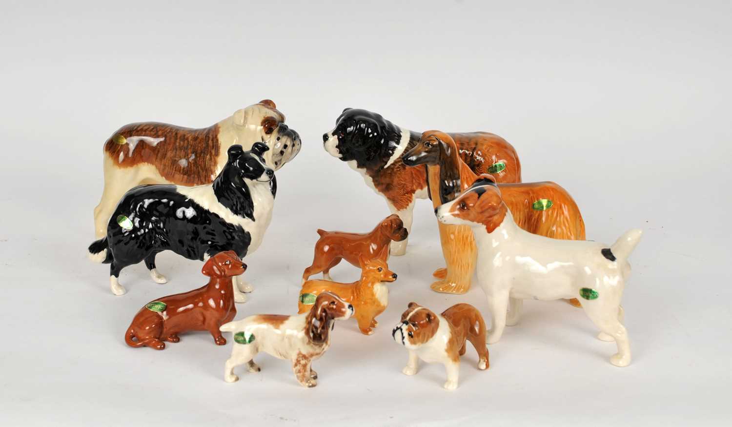 Lot 305 - A large collection of Beswick dogs