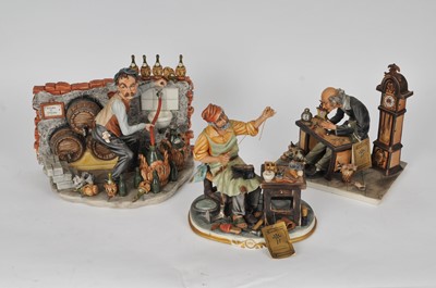 Lot 314 - Three Capodimonte figures