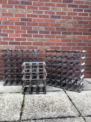 Lot 548 - Three wine racks