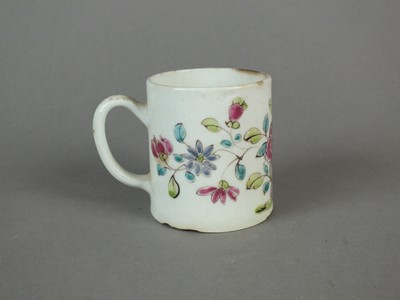 Lot 258 - Bow porcelain coffee can, circa 1758