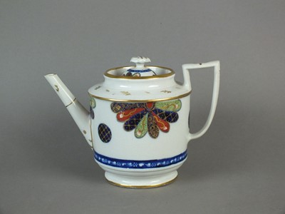 Lot 339 - Coalport 'Japan Fan' teapot and cover