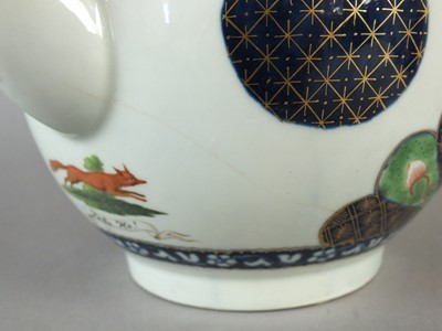 Lot 242 - A Worcester 'Old Japan Fan' teapot and associated cover