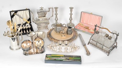 Lot 5 - A collection of silver plated wares
