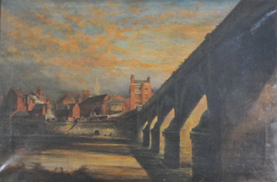 Lot 56 - Emily Hay (British 19th-20th Century), Welsh Bridge, Shrewsbury