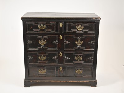 Lot 169 - A 19th century Jacobean style, stained oak,...