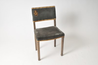 Lot 525 - A George VI Coronation chair by North & Son