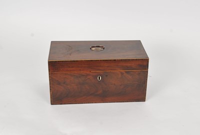 Lot 420 - A Regency tea caddy