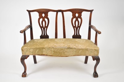 Lot 541 - A 19th century, George II style, mahogany...