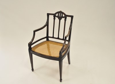 Lot 187 - An Edwardian stained mahogany neoclassical...