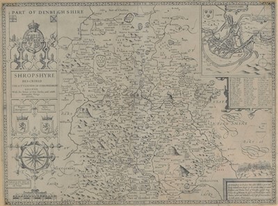 Lot 832 - Roger Montgomery, 17th century or later, a map...