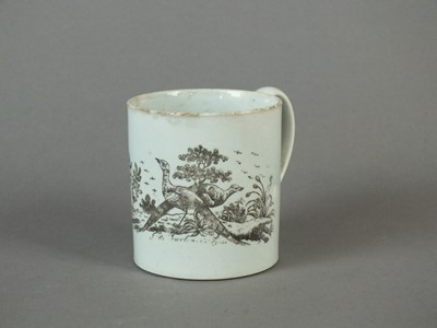 Lot 255 - Newcastle upon Tyne pearlware coffee can, late 18th century