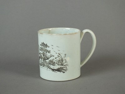 Lot 255 - Newcastle upon Tyne pearlware coffee can, late 18th century