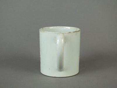 Lot 255 - Newcastle upon Tyne pearlware coffee can, late 18th century