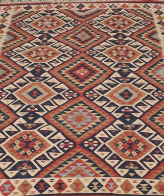 Lot 560 - A small Turkish rug