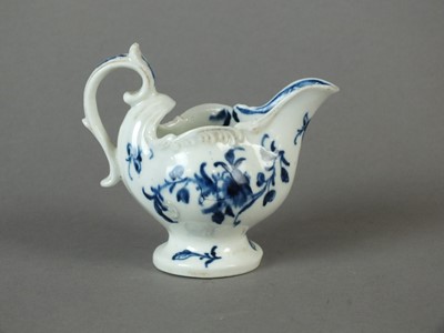 Lot 286 - Derby dolpin ewer creamboat, circa 1765-69