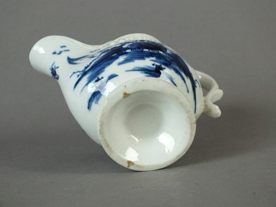 Lot 286 - Derby dolpin ewer creamboat, circa 1765-69