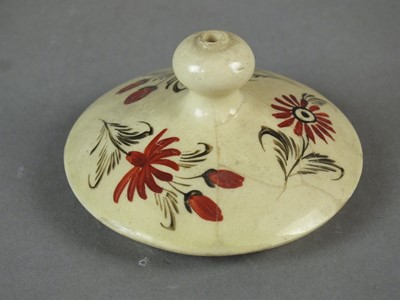 Lot 261 - Staffordshire creamware teapot and baluster jug
