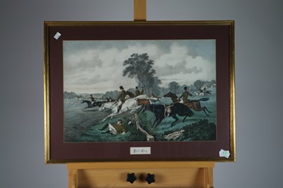 Lot 46 - Collection of framed prints after George Morland and Hunting Scenes