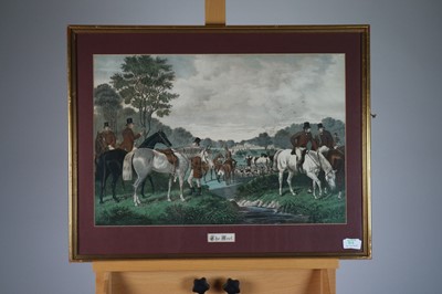 Lot 46 - Collection of framed prints after George Morland and Hunting Scenes