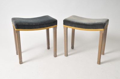 Lot 530 - The Coronation of H.M. Queen Elizabeth II, a pair of Coronation stools